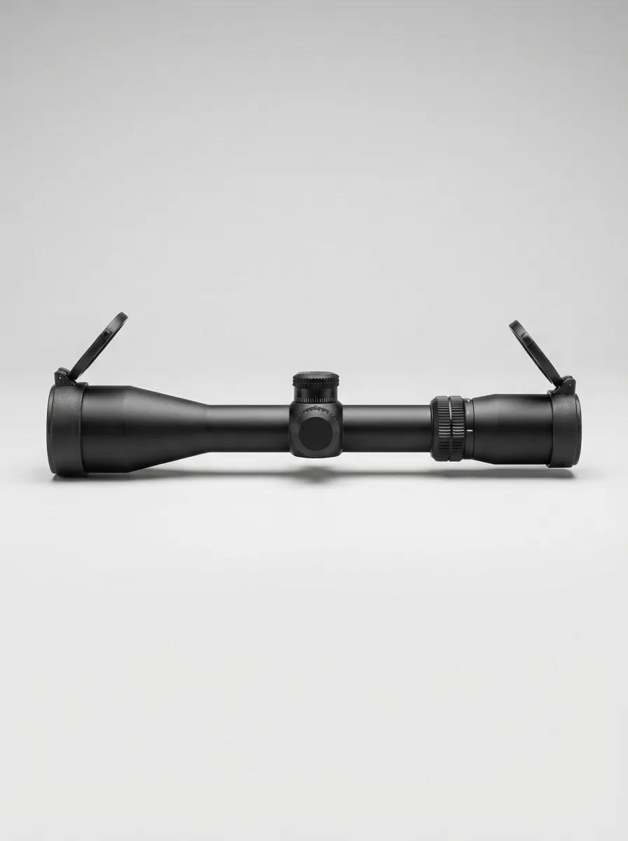 The Simmons ProTarget 4-12x40 riflescope, the primary product, displayed prominently against a clean background.