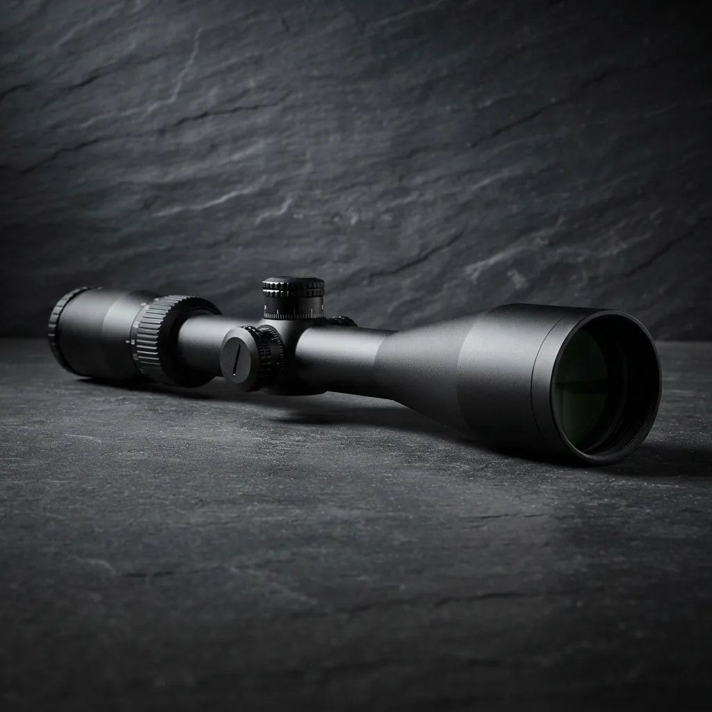 Simmons Pro Hunter 6-18x50mm Riflescope against a dark background