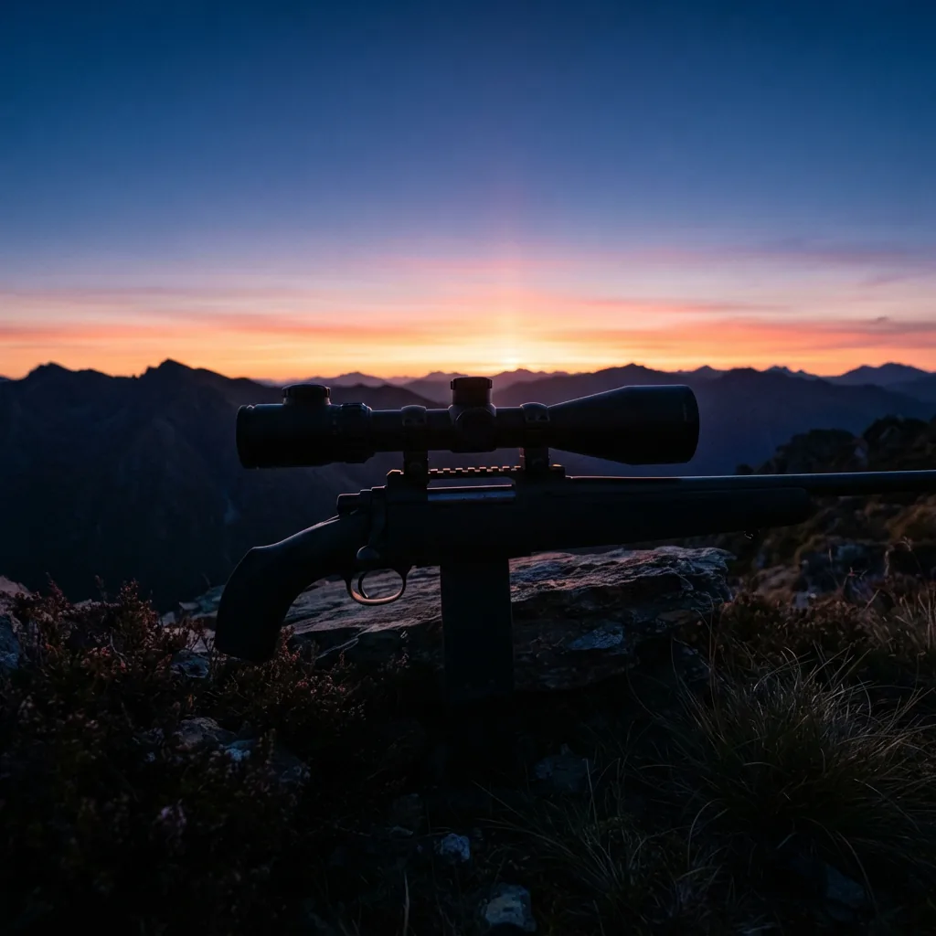 Simmons Pro Hunter 3-9x50mm Riflescope at dawn